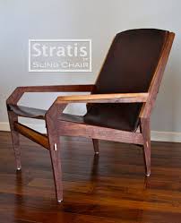 Stratis Sling Chair High Back Leather By Stratisslingchair Leather Lounge Chair Mid Century Lounge Chairs Perfect Chair