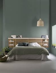 70‚ lit ikea 160×200‚ lit ikea. Tete De Lit Avec Tablettes Nidra Bois Et Blanc Style Scandinave In 2020 Headboard With Shelves Scandinavian Style Bedroom Wood Headboard