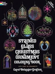 Print and color christmas pdf coloring books from primarygames. Stained Glass Christmas Ornament Coloring Book Holiday Stained Glass Coloring Book By Carol Belanger Grafton 1975 Paperback Amazon De Bucher