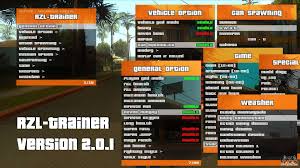 Download and install cheats for gta (san andreas) apk on android. R Trainer V2 0 1 Menu Cheat For Gta San Andreas