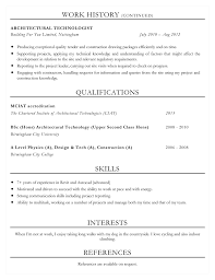 architecture cv template: microsoft