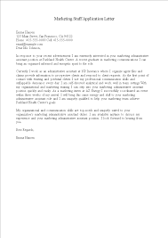 Marketing communications manager cover letter sample (text version) cindy henriette malkovich. Gratis Marketing Staff Application Letter