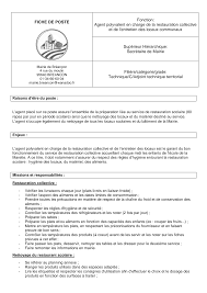 Maybe you would like to learn more about one of these? Https Www Grisylesplatres Fr Sites Grisylesplatres Files Document 2020 10 2 Fiche 20de 20poste 20agent 20technique Restauration 20offre Pdf