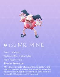 After being fed 50 candies and has walked 15 km as a buddy pokémon. Mr Mime Pokemon Go Wiki Guide Ign