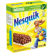 Barres Cereales Au Chocolat Nesquik Les 6 Barres De 25 G A Prix Carrefour Nourriture Bizarre Chocolat Nesquik