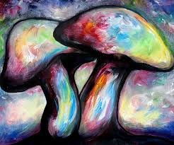 Trippy Mushroom Paintings Join me on instagram @letsgodoodling to learn more about doodling. trippy mushroom paintings