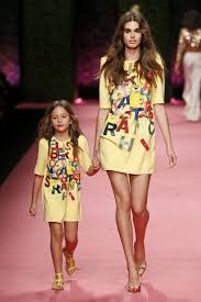 Heading to the other side of the atlantic for the decor: Elisabetta Franchi Rtw Spring 2019 Childrens Fashion Milano Fashion Week Kids Fashion