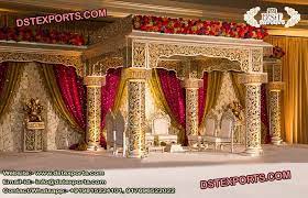 Wedding Rajwada Fiber Mandap California Vancouver Hamelton Switzerland Australia France Indian Wedding Stage Wedding Stage Hindu Wedding Decorations