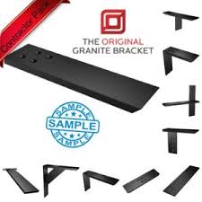 Use granite countertop brackets when overhanging stone counters. Countertop Brackets Online