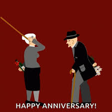 Funny work anniversary quotes can convey feelings of warmth and appreciation, recognizing your colleague as a valuable asset and appreciating their contribution at here are some fabulous happy anniversary gif funny that you can send to the loved ones to make their day memorable. Happy Anniversary Gifs Tenor