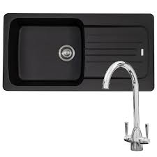 franke aveta 1 bowl black tectonite