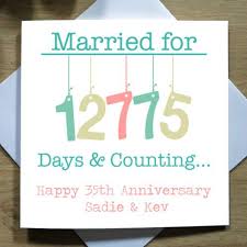 Personalised Handmade 35th Wedding Anniversary Card Coral Thirty Fifth Love Card Making Card Samples 35th Wedding Anniversary Wedding Anniversary Cards Anniversary Cards