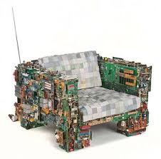 Binary Chair E Waste Upcycling Http Www Trendhunter Com Trends Binary Chair Computer Furniture Recycled Furniture Miami Design