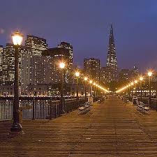 San Francisco At Night Pier 7 And City Skyline San Francisco Vacation San Francisco At Night San Francisco Photography