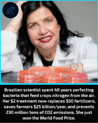 She replaced $50 fertilizer with $2 bacteria. Farmers saved $25 billion 🦠🌱