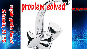 Faucet design grohe bathroom faucets reviews starlight chrome. Grohe Faucet Problem 2 Handle Centerset 21 175 Youtube