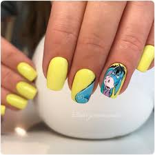 28 cute summer yellow nails design easy
