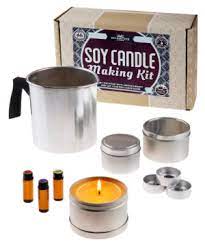 The diy soy candle kit includes 32 ounces of soy wax and three scents of essential oils along with the equipment necessary to turn those quality ingredients into amazing custom candles. Diy Soy Candle Making Kit Easily Make Your Own High Quality Candles