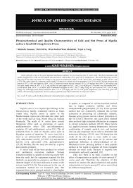 Black cumin seed oil promotes a healthy immune system and inflammatory response by harnessing the benefits of this nutrient in one softgel. Pdf Physicochemical And Quality Characteristic S Of Cold And Hot Press Of Nigella Sativa L Seed Oil Using Screw Press
