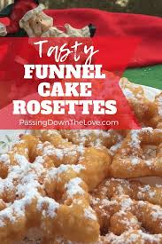 Funnel Cake Rosette Cookie Recipe Rosettes Cookie Recipe Rosette Cookies Cookie Recipes