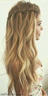 Braided Prom Hairstyles For 2016 6 Braided Prom Hair Waterfall Braid Hairstyle Hair Styles