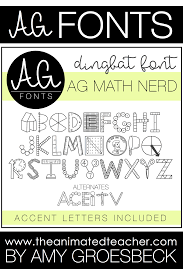 Pin By Lisa Mehlberg On Fifth Math Teacher Fonts Animated Teacher Dingbat Fonts