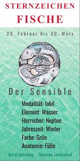 sternzeichen fische intuitiven wahrnehmung sternzeichen fische sternzeichen astrologie fische