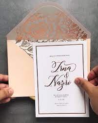Kad kahwin poskad full colour. 149 Likes 5 Comments Kad Kahwin Wedding Invitations Elloprops On Instagram Perfect Pairing To An Rose Gold Theme Gold Wedding Theme Wedding Invitations