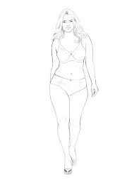 You can draw some small circles to help you get the shape of. Fashion Model Drawing Template Female Bodies 33 Trendy Ideas