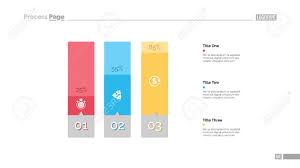 Three Columns Bar Chart Slide Template