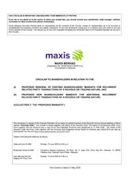 Prosper hill sdn bhd lot 3, ground floor, block b, taman grand view, jalan buli sim sim, 90734 sandakan, sabah. Maxis Berhad