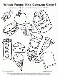 Food coloring pages for kids. Healthy Food Coloring Pages For Kids Coloring Home