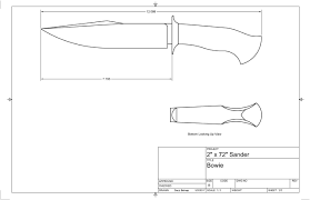 A free to use collection of of knife patterns (templates) in printable pdf format. Bowie 1 Belnap Custom Knives Llc