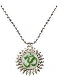 Silver Green Om Chain Pendant Sun Pendant Gold Sun Pendant Silver Sun Pendant Designs Gold Sun Pendant In India Gold Su In 2021 Mens Pendant Om Pendant Chains For Men
