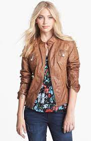 Jou Jou Faux Leather Bomber Jacket Juniors Nordstrom Faux Leather Bomber Jacket Fashion Faux Leather Bomber