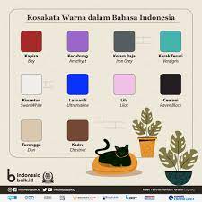 Ketika kita dihadapkan dengan katalog warna, entah saat memilih cat tembok, kain, atau bahkan berbagai spidol dan pensil warna, sering kali kita menyebutnya dengan warna dasarnya. Kenali Kosakata Warna Dalam Bahasa Indonesia Indonesia Baik