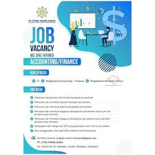 Maybe you would like to learn more about one of these? Lowongan Kerja Finance Like And Share