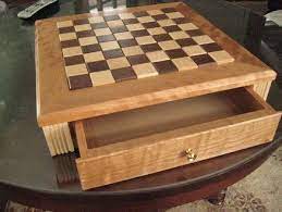 With these plans he has 2 kinds of designs at the tops of the tables. Chess Board Chess Board Wood Chess Board Wood Chess
