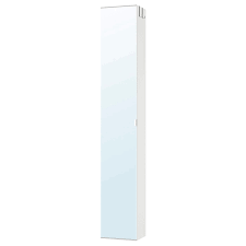 You can optionally mount shelves at a downward angle, but you lose one shelf space because either the bottom row is partially blocked or to avoid that the spacing between two shelves becomes too short and and defeats the goal. Lillangen High Cabinet With Mirror Door White 11 3 4x8 1 4x70 1 2 Ikea