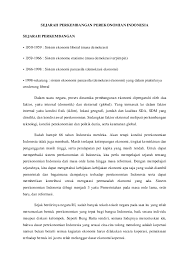 Keberhasilan nib dalam berorientasi ekspor dengan mengandalkan pada produk akhir documents similar to kemajuan teknologi dan pembangunan ekonomi. Doc Sejarah Perkembangan Perekonomian Indonesia Qori Harahap Academia Edu