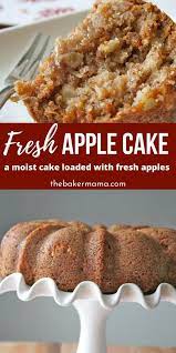 Fresh Apple Cake Apple Dessert Recipes Fresh Apple Cake Apple Recipes