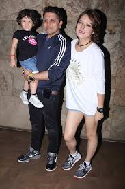 Pooja Thakkar Randhawa And Shaad Randhawa At Half Girlfriend Screening Пуджа шарма (pooja sharma) богиня. shaad randhawa at half girlfriend screening