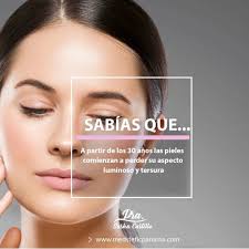 A los 30 la piel del rostro se vuelve menos elástica y más propensa a la  aparición de arrugas, su textura se torna más áspera, seca y se dibujan las  primeras líneas