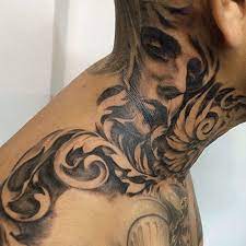 Relax, reader here is a demonic neck tattoo for men to warn off other men. Tattoo Design Ideas On Neck For Men Vol 1 Amazon De Apps Spiele