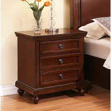 Maybe you would like to learn more about one of these? Abbyson Caprice Cherry Wood 3 Drawer Nightstand Overstock 12299584