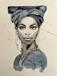 Drawing portrait class , at The Paint spot atelier