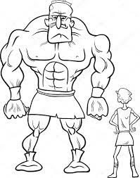 david and goliath cartoon coloring book stock vector image by c izakowski 57141557 coloriage de crabe facile