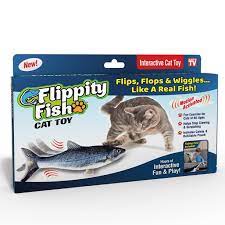 Cat goes bonkers for these fish toy! As Seen On Tv Flippity Fish Cat Toy 1pc Walmart Com Walmart Com