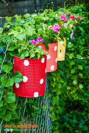 Jardin De Fleurs Boite De Conserve En 2020 Fleurs Boites De Conserve Decor De Jardin Diy Idees De Jardin Fleur