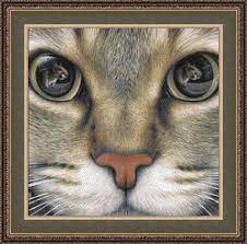 Dina Cross Stitch Cat 2 Cross Stitch Theme Cat 2